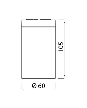 KANDANCHU * FOCO SUPERFICIE IP54 1L*GU10 BLANCO